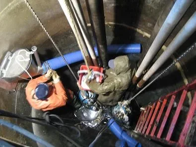 AVAK SPS250 montage i pumpstation